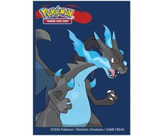 Kolekcionuojamos Kortelės - Ultra PRO Mega Charizard X 65 Sleeves 66x91 mm Juoda