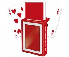 Poker Club F/N kortos (raudonos) Modiano