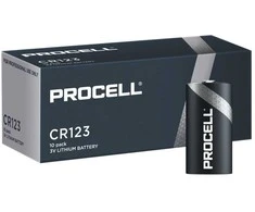 Procell CR123 ličio baterijos 3V, 10 vnt. apsaugos įrangai