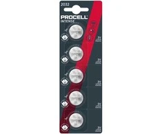 Baterija - Procell Intense CR2032 3V Ličio Monetų Elementas 5 Pak.