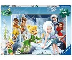 Puzzle 100 Design of Winter Fairies - RAVENSBURGER dėlionė