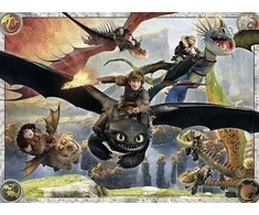 Ravensburger dėlionė 150 vnt. - Kaip Prisijaukinti Slibiną