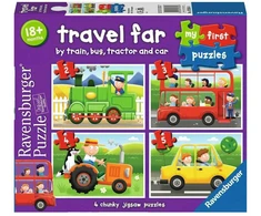 Ravensburger - Keliaukite toli. Mano pirmoji dėlionė 2/3/4/5p
