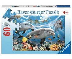 Puzzle 60 Dolphins - RAVENSBURGER dėlionė
