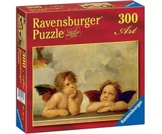 Puzzle Art 300 Rafaello: Angels - RAVENSBURGER dėlionė