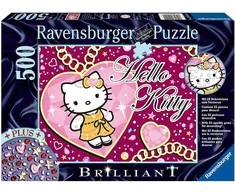 Puzzle Brilliant 500 Hello Kitty Love - RAVENSBURGER dėlionė
