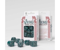 Q Workshop Viking Modern Dice Set: Mjolnir Kauliukų Rinkinys