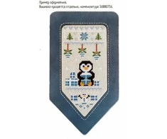 Rankų darbo medinis rėmelis siuvinėjimui kryželiu NeoCraft „Flag” 9.5×19 cm