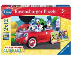 Ravensburger 2 dėlionės „Peliukas Mikis“, 2×12 det., nuo 3 m.