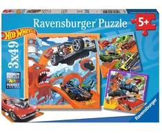 Ravensburger Dėlionė 3x39 vnt. - Hot Wheels