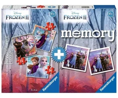 Ravensburger 3 dėlionės + memory® „Disney Ledo šalis 2“, nuo 4 m.