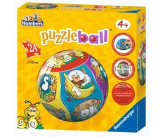 Ravensburger 3D dėlionė-rutulys „Skaičiai“, 24 det., nuo 4 m.