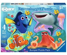 Ravensburger 4 figūrinės dėlionės „Disney Pixar Ieškant Dorės“, 10–16 det.