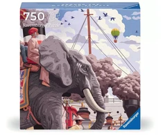 Ravensburger Dėlionė 750 detalių Art&amp;Soul aplink pasaulį per 80 dienų