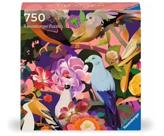 Ravensburger Dėlionė 750 vnt. - Spalvingi paukščiai ir gėlės