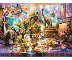 Ravensburger Dėlionė 100 vnt. - Dinozaurų pabėgimas