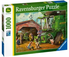 Ravensburger dėlionė „John Deere: tada ir dabar“, 1000 det.