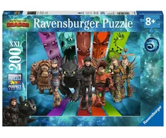 Ravensburger dėlionė „Kaip prisijaukinti slibiną 3“, 200 XXL det., nuo 8 m.