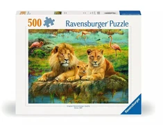 Ravensburger Dėlionė 500 vnt. - Liūtų šeima