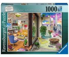 Ravensburger "2D" Dėlionė 1000 vnt. - Butas Niujorke