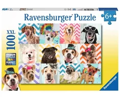 Ravensburger Dėlionė 100 vnt. - Linksmi šuniukai