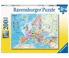 Ravensburger dėlionė „Politinis Europos žemėlapis“, 200 XXL det., nuo 8 m.