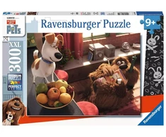 Ravensburger dėlionė „Slaptas augintinių gyvenimas“, 300 XXL det., nuo 9 m.