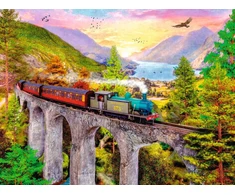 Ravensburger Dėlionė 1500 vnt. - Traukinys