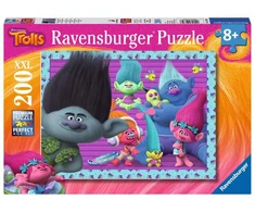 Ravensburger dėlionė „Troliai: Poppy ir Branch“, 200 XXL det., nuo 8 m.