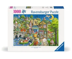 Ravensburger dėlionė „Žąsies Motutės miestelis“, 1000 det.