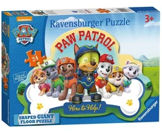 Ravensburger figūrinė grindų dėlionė „Šunyčiai patruliai“, 24 det., nuo 3 m.