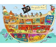 Ravensburger grindų dėlionė „Piratų laivas“, 24 det., nuo 3 m.