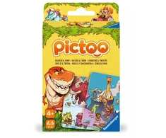 Ravensburger kortų žaidimas „Pictoo Dino“, 2–6 žaid., nuo 4 m.