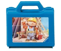 Ravensburger kubelių dėlionė „Statybininkas Bobas“, 12 kubelių