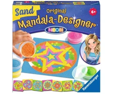 Ravensburger kūrybinis rinkinys „Smėlio Mandala-Designer: Neon“, nuo 6 m.