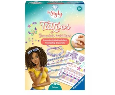 Ravensburger kūrybinis rinkinys „Styly: tatuiruotės ir apyrankės“, nuo 8 m.