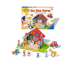 Ravensburger lavinamasis žaidimas „On the Farm“, 1–2 žaid., nuo 2 m.