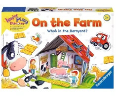 Ravensburger lavinamasis žaidimas „On the Farm“, 1–2 žaid., nuo 2 m.