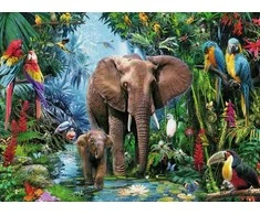 Ravensburger Dėlionė 150 vnt. - Drambliai džiunglėse
