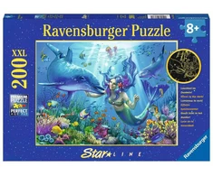 Ravensburger tamsoje šviečianti dėlionė „Jūrų rojus“, 200 XXL det., nuo 8 m.
