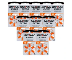 Elementai klausos aparatams RAYOVAC Extra, 13 PR48, 60 vnt.