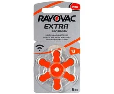 Elementai klausos aparatams RAYOVAC Extra, 13 PR48, 60 vnt.