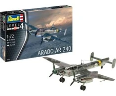 Revell 03798 Arado Ar 240 1/72 plastikinis surenkamas lėktuvo modelis