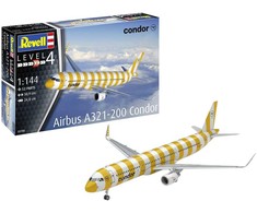 Revell Airbus A321-200 Condor 1/144 surenkamas modelis – dovanų rinkinys