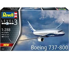 Revell Boeing 737-800 lėktuvo modelis 1:288, plastikinis rinkinys