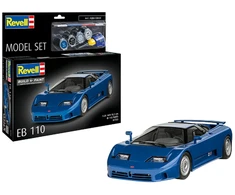 Revell Bugatti EB110 1/24 modelio dovanų rinkinys su dažais ir klijais