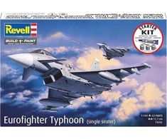 Revell Eurofighter Typhoon 1/144 modelio dovanų rinkinys pradedančiam
