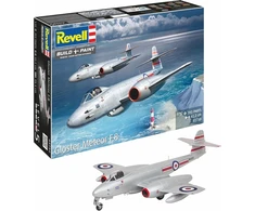 Revell Gloster Meteor F.8 1:32 plastikinis lėktuvo surenkamas modelis 42,2 cm