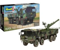 Revell MAN 10 t Milgl 8x8 karinis sunkvežimis 1:35 (03367)