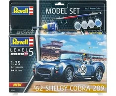 Revell Model Set 62 Shelby Cobra 289 - PLASTIKINIS modeliavimo rinkinys